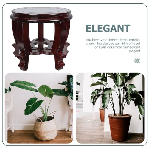 ABOOFAN Wooden Base for Fish Tank Display Stylish Wooden Stand Height for Home Decor Sturdy Construction Stable Design