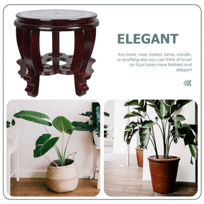 ABOOFAN Wooden Base for Fish Tank Display Stylish Wooden Stand Height for Home Decor Sturdy Construction Stable Design