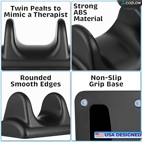 COZLOW Psoas Release Massage Tool for Back & Hip Flexor Muscle Pain Relief - color: Black - Style a