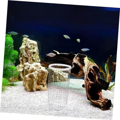 Fish Tank Spawning Cone Grid Iron Isolation Net for Breeding Angelfish Discus Fry Hatching Protective Aquarium Ornament Rust Resistant Mesh