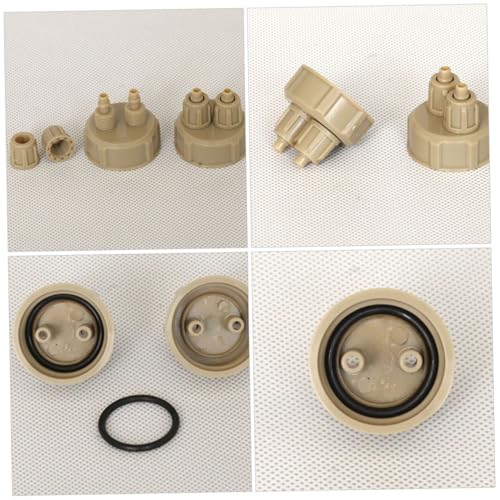 BESPORTBLE 4pcs DIY Aquarium Reactor Bottle Caps Carbon Dioxide Generator Replacement Lids