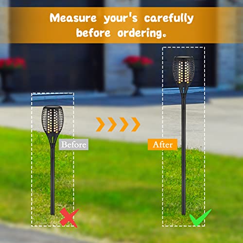8 Kit Solar Light Stakes Replacement Lame Lamp Extension Pole Ground Stake and Joint Connector Kit for Outdoor Garden Backyard(12.2 Inch)
