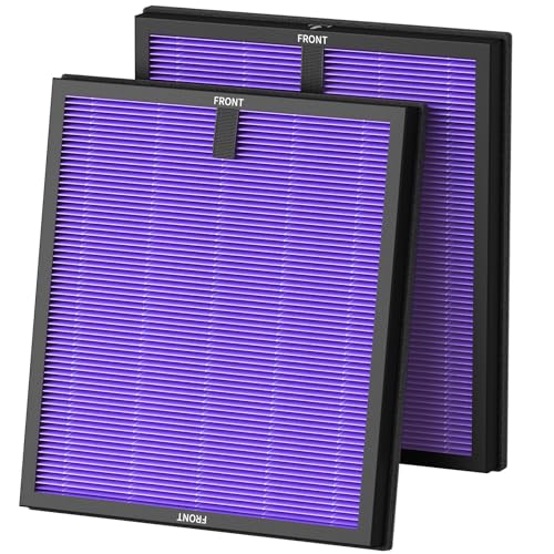 2 Pack HY4866 Multifunction Replacement Filters for MORENTO HY4866, WESTHEY HY4866, YIOU M1 Air Purifier, 3-in-1 HEPA Filter with High-Efficiency Activated Carbon Filter, Multifunction Version - color: HY4866-Multifunction Version