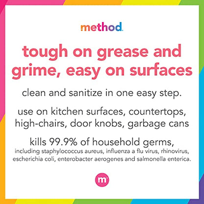 method All-Purpose Cleaner Spray, Citron, 28 fl oz, 4 Pack - size: 28 Fl Oz (Pack of 4)