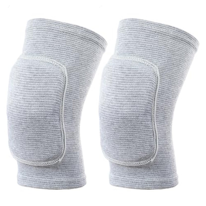 SUJAYU A Pair Elbow Pads Volleyball Arm Sleeves, Tandem Elbow Pads Volleyball Arm Pads Elbow Protector Tennis Basketball - color: Grey, size: Small