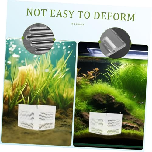 SUPVOX Acrylic Aquarium Grid Divider Pump Isolation Plate for Clean Water Protects Aquarium Pumps from Sand Easy to Install Fish Tank Partition for Versatile Filtration