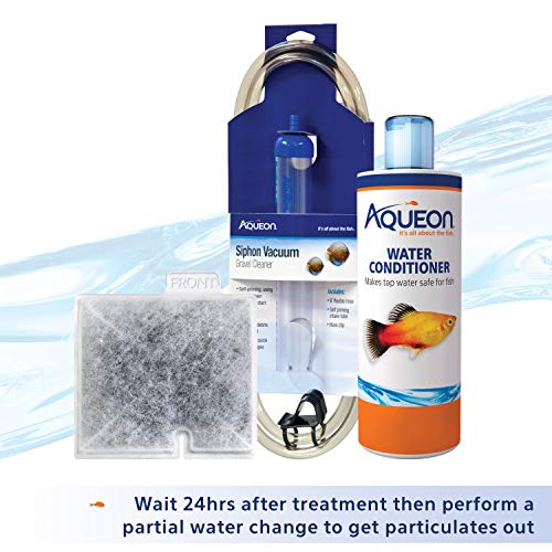 Aqueon Freshwater Aquarium Water Clarifier, Clears Cloudy Fish Tank Water, Safe to Use with Fish and Plants - 8 Ounces
