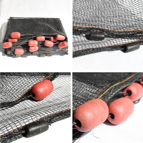 Professional Seine Net | 5 to 50 ft | Ultra Strong | Maximizes Catch | Ideal for Both Commercial and Recreational Fishing - style: 4' X 5'