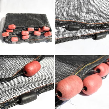 Professional Seine Net | 5 to 50 ft | Ultra Strong | Maximizes Catch | Ideal for Both Commercial and Recreational Fishing - style: 6' X 30'