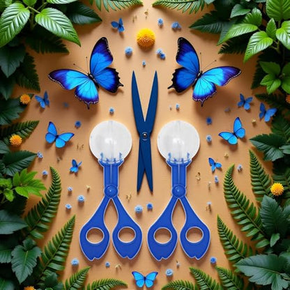 2-Pack Nature Exploration Tools - Ergonomic Scoopers and Clamps for Field Research and Outdoor Activities, Durable Plastic Design with Non-Slip Grip