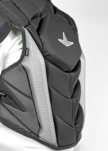 ALL STAR MVP-PRO Youth and Adult Chest Protectors, NOCSAE - color: Black/Graphite, size: Large