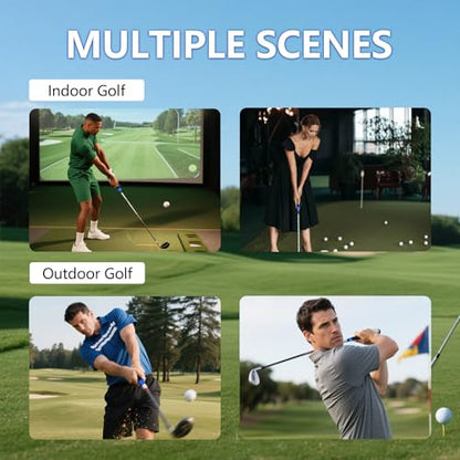 Golf Grip Trainer for Right-Handed Golfers – Golf Training Aid for Proper Hand Placement, Build Muscle Memory & Improve Swing Consistency, Golf Club Grip Trainer for Drivers, Irons & Wedges
