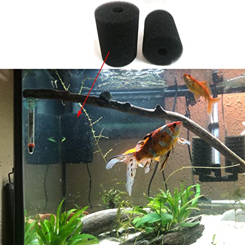 3 Pack Foam Filter Sponges for Canister Filters for Aquaclear 70/110 Filters X-Large Overflow Filter Box Intake Round Pre-Filter 5.91" x 4.13"