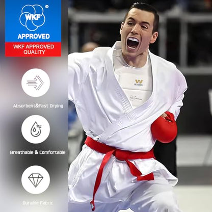 Wesing Professional Karate WKF Approved Men Chest Protector - size: Medium