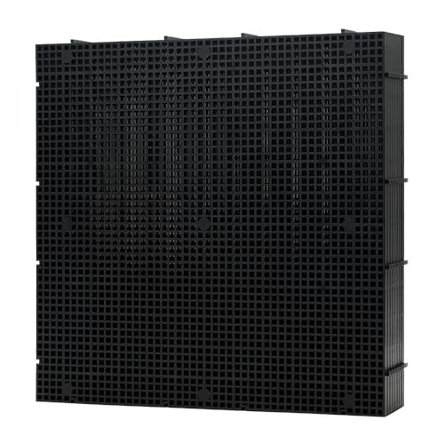 LINLAN 8 Pieces 11.8x11.8in (30X30cm) High-Density Aquarium Grid Plastic, Fish Tank Divider, Egg Crate for DIY Filtration and Bottom Protection in Aquascaping - color: 8Pcs, size: L