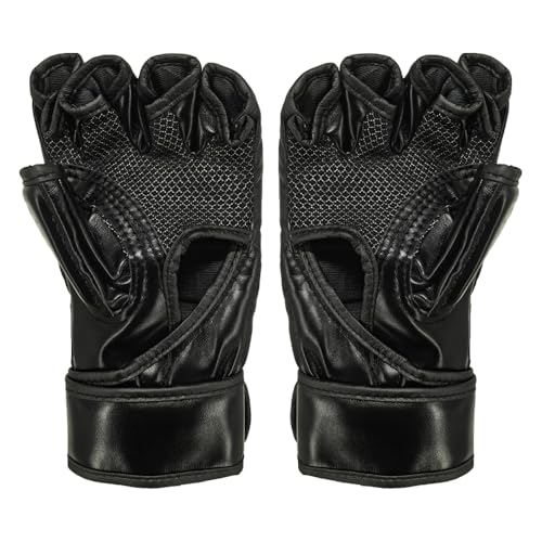 SOTF Punching Gloves for Adults MMA Training Gloves Men Fight Boxing Gloves Open Fingers Women - color: white