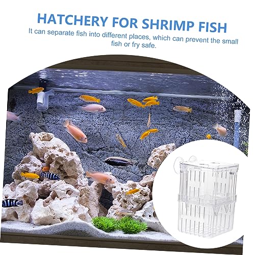 3pcs Juvenile Hatching Box Fish Tank Accessory Juvenile Fish Breeding Case Hatchery for Fish Tank Hatching Incubator Tank Hatchery Incubator Fish Container