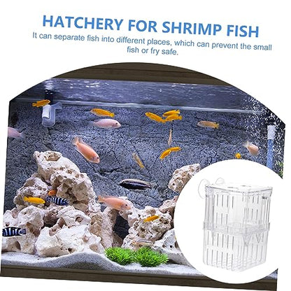3pcs Juvenile Hatching Box Fish Tank Accessory Juvenile Fish Breeding Case Hatchery for Fish Tank Hatching Incubator Tank Hatchery Incubator Fish Container