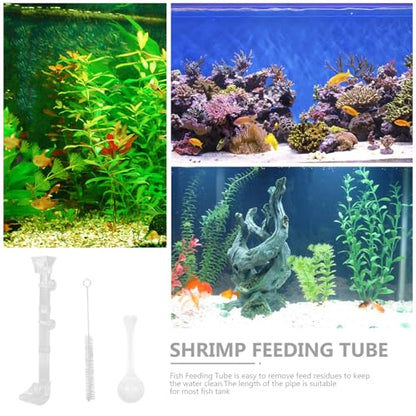 BESPORTBLE Aquarium Feeder Tube Shrimp Fish Feeder Tool 3pcs Precise Feeding Device for Fish Tank Aquarium Supplies