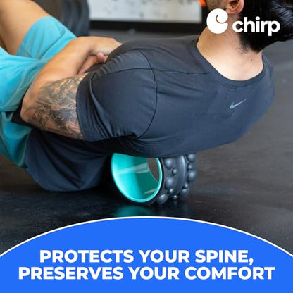 Chirp Wheel XR Acupressure Back Roller Set, 3-Pack, Mint | Acupressure Back Roller Set, Textured Foam Roller for Trigger Points, Deep Tissue Massage, 4/6/10 in - size: 3-Pack (10, 6, 4 Inch) Mint