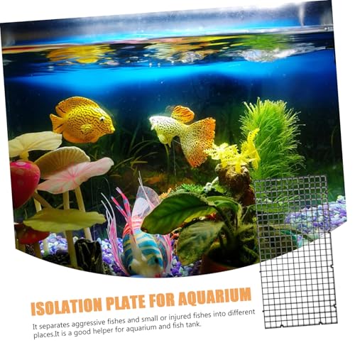 VICASKY 6Pcs Fish Tank Divider Durable Plastic Plates Multi Design for Enhanced Water Flow for Freshwater Saltwater Aquariums for Home