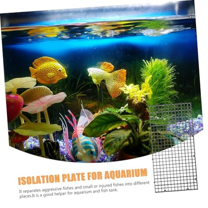 VICASKY 6Pcs Fish Tank Divider Durable Plastic Plates Multi Design for Enhanced Water Flow for Freshwater Saltwater Aquariums for Home