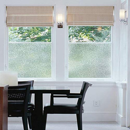 d-c-fix 346-0276-2PKA Self-Adhesive Privacy Glass Window Film, 17" x 78" Roll, Pearl, 2-Pack with Applicator - size: 17" x 78" Roll - 2 Pk with Applicator