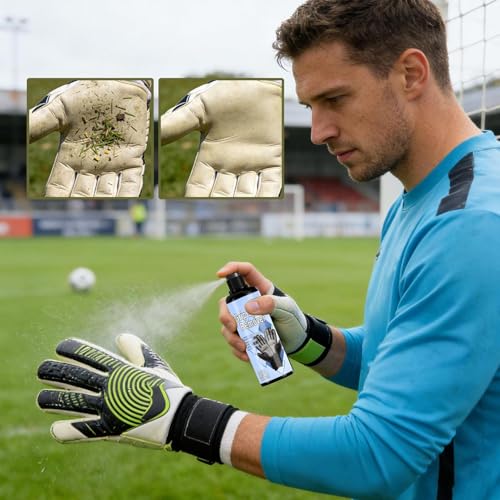 Goalkeeper Gloves Spray 120ml Fast-Acting Sticky Cleaning Agent