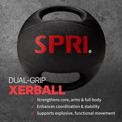 SPRI Medicine Ball with Handles - size: 20 LB