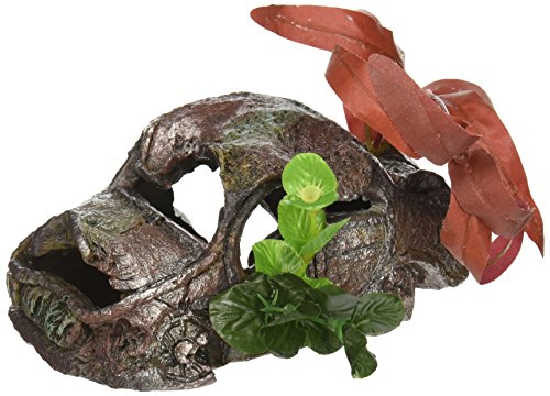 Penn-Plax Sunken Car Wreck with Attached Plant – Aquarium and Fish Tank Décor - Small