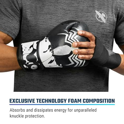 Hayabusa Marvel Hero Elite Boxing Gloves - color: Venom, size: 12oz