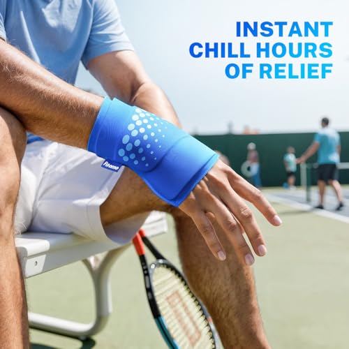 Thumb & Wrist Ice Pack Wrap, Long-Lasting Cold Compression for Pain Relief | Thickened Gel, Form Fit, Stays Cold Longer, Soft After Freezing, Full Wrap Cooling, Reusable Cold Hot Therapy, Easy On & Off - size: S/M, style: Blue
