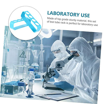PRETYZOOM 2PCS Test Tube Rack Adjustable Tube Organizer for Boys and Experiments Laboratory Test Holder Easy Assembly
