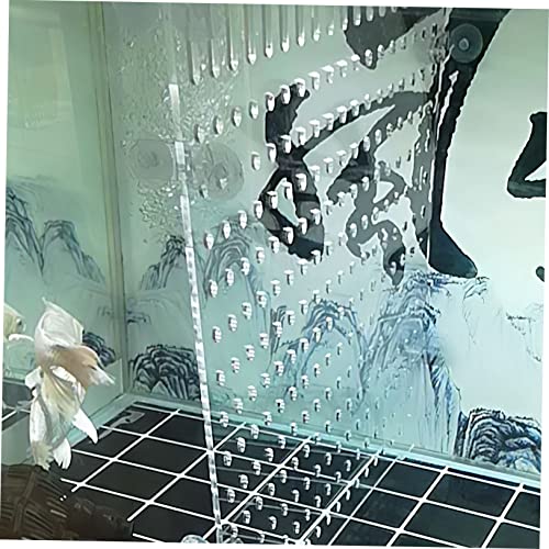 Transparent Acrylic Fish Tank Divider Isolation Board for Aquarium Easy to Install Partition for Breeding Separation Fish Tank Accessory