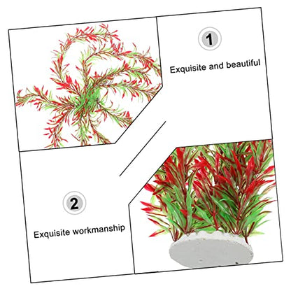 1pc Artificial Water Grass for Fish Tank Decoration Lifelike Aquatic Plant Suitable for Freshwater Aquariums Aquarium Vitality