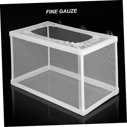 BESPORTBLE 2pcs Fish Net Fry Hatchery Incubator with Cups for Aquarium Isolation Box for Breeding Fish Increases Survival Rate