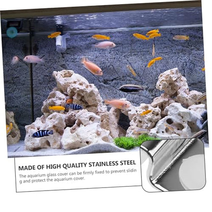 BESPORTBLE 8pcs Fish Tank Glass Cover Brackets Secure Aquarium Lid Clips for Stable Support and Protection of