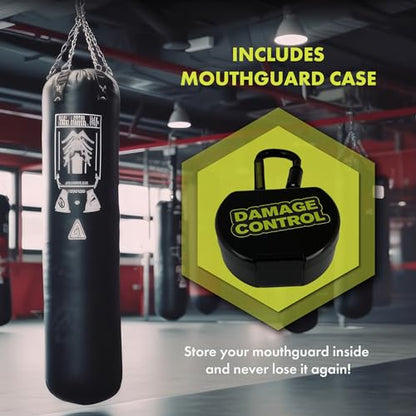 DAMAGE CONTROL Extreme Impact Sports Mouth Guard w/Case - color: B*tch Please, size: Adult