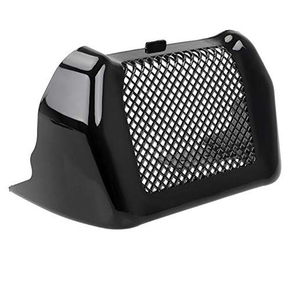 Oil Cooler Cover Case with Bracket for Harley Touring Road King FLHR Street Glide FLHX Road Glide FLHXS FLTRX FLTRXS 2017-2023，Black - color: Black