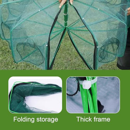 The Magic Foldable Fishing Trap, 2025 Premium The Magic Fishing Trap Fishing Kits, Fishing Net for Minnow Fish Shrimp Crawfish Crab Outdoor Fishing - color: a