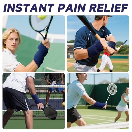 Wrist Ice Pack Wrap for Carpal Tunnel Relief, Gel Ice Packs for Injuries Reusable for Wrist Hand Pain, Hot Cold Compress Brace for Achilles Tendonitis, Tenosynovitis