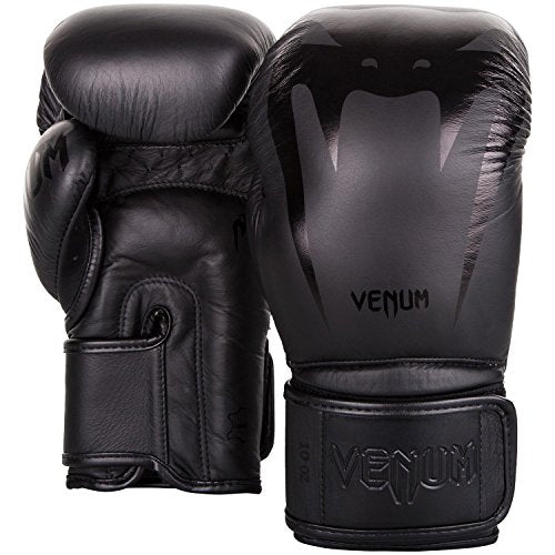 Venum Giant 3.0 Boxing Gloves - Nappa Leather - color: Black/Black, size: 16 oz