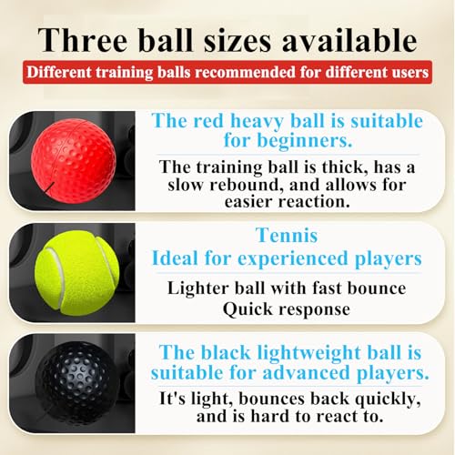 Boxing Reflex Ball for Adults and Kids - React Reflex Balls on String with Headband - Improve Hand Eye Coordination, Punching Speed, Games Enhance Parent-Child Relationships,Keep fit.