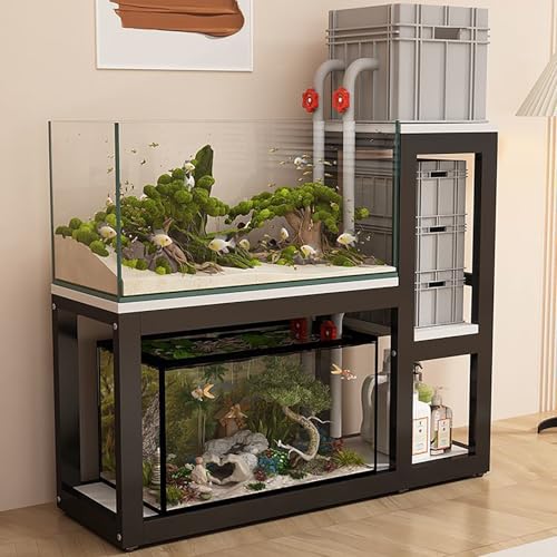 Fish Tank Stand,Heavy Duty Aquarium Stand with Non-Slip Foot Pads, Durable Fish Tank Rack for Terrariums, Scratch-Resistant Support for Secure Placement, Ideal for Home and Office Use
