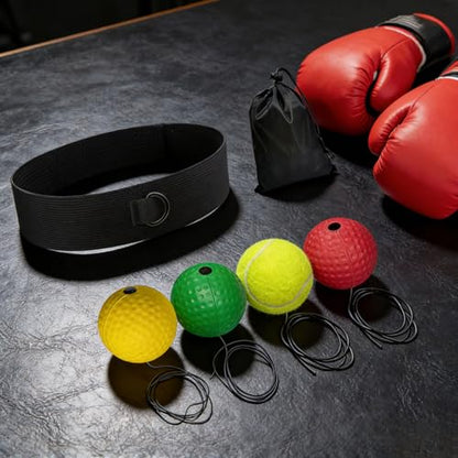 Boxing Reflex Ball Punching Speed Equipment - color: four goals 1