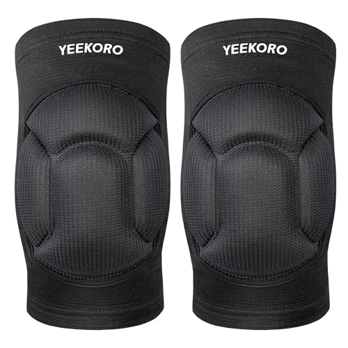 Knee Pads with Thickened SBR Pad, Sports Knee Support Sleeve(M) - size: Medium