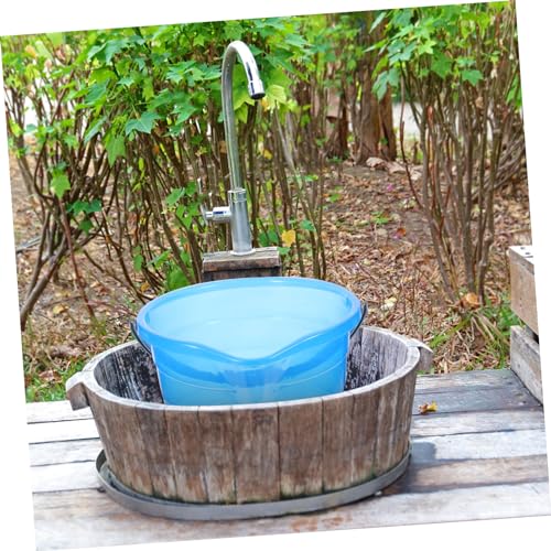 Portable Wash Bucket Handle Plastic Beach Bucket for Fishing Laundry Dorm