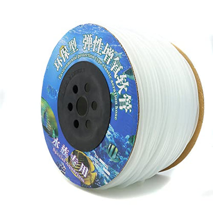 600 Feet Standard 3/16" Flexible Airline Tubing with Connectors for Aquariums, Terrariums and Hydroponics - size: 600Feet+80Connectors