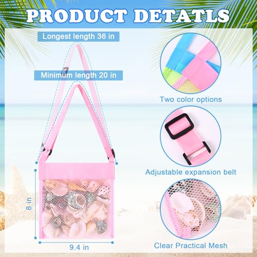 New Upgraded 2 Pcs Shark Tooth Sifter with Seashell Bags, Beach Sand Sifter, Sand Scoop Shell Scooper for Beach Scoop Shovel Sifter Tool for Picking Up Shells, Shark Tooth Sifter Dipper - color: Black