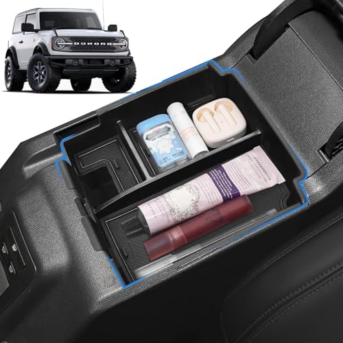 2026 Upgrade Center Console Organizer fit for 2025 2026 Ford Bronco 4 Door - size: Single
